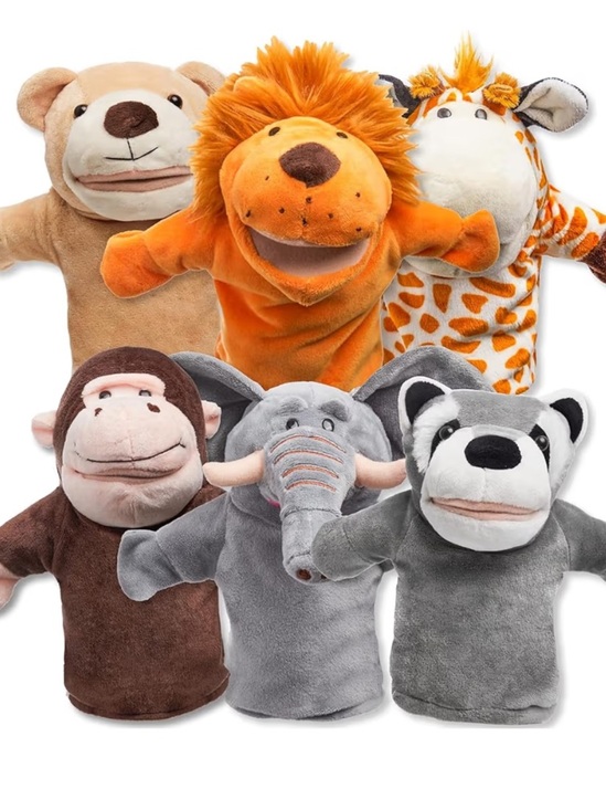 Joyin Other - Plush Animal Hand Puppet Set - Bear &
Elephant ONLY